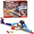 Disney And Pixar Cars Piston Cup Stunting Speedway Playset With Lightning Mcqueen Toy Car