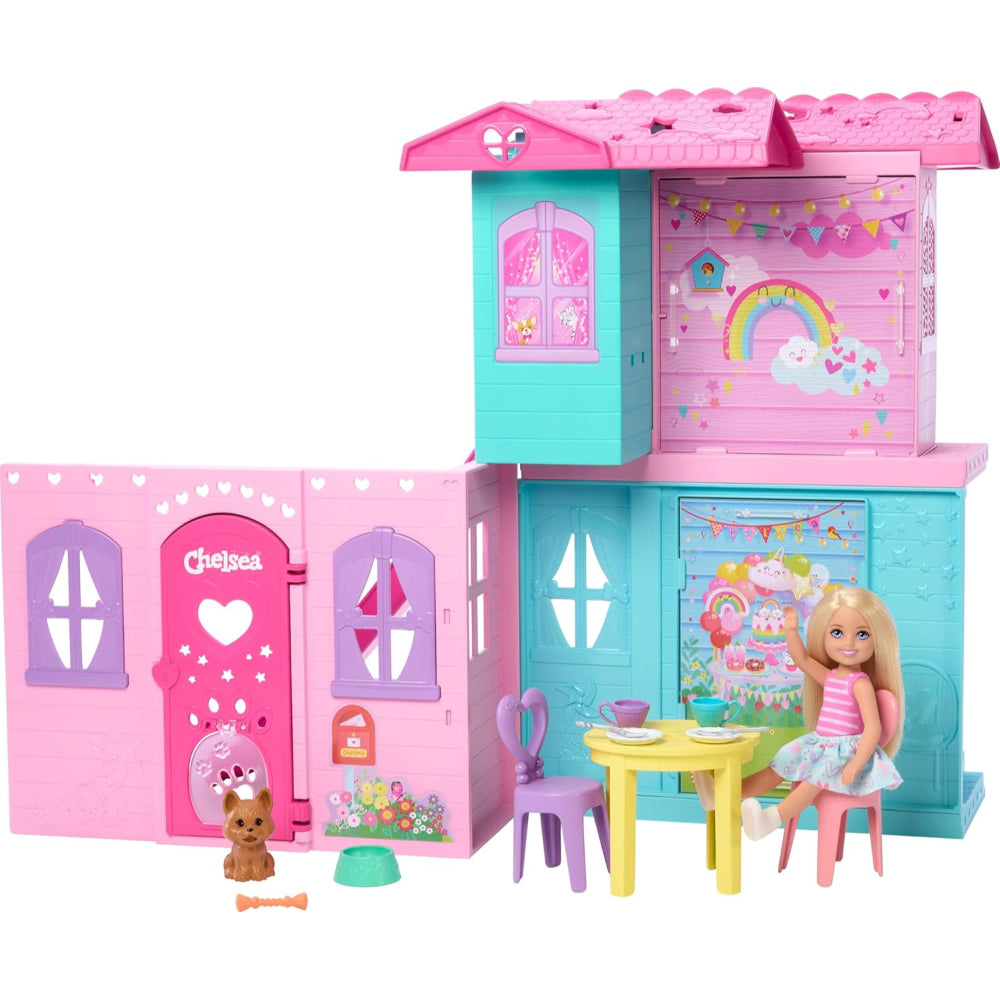 Barbie Chelsea Pop-Up Doll House With Doll
