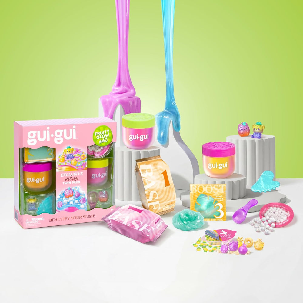 GUI GUI Slime Fruit Glow Deluxe Twin Pack