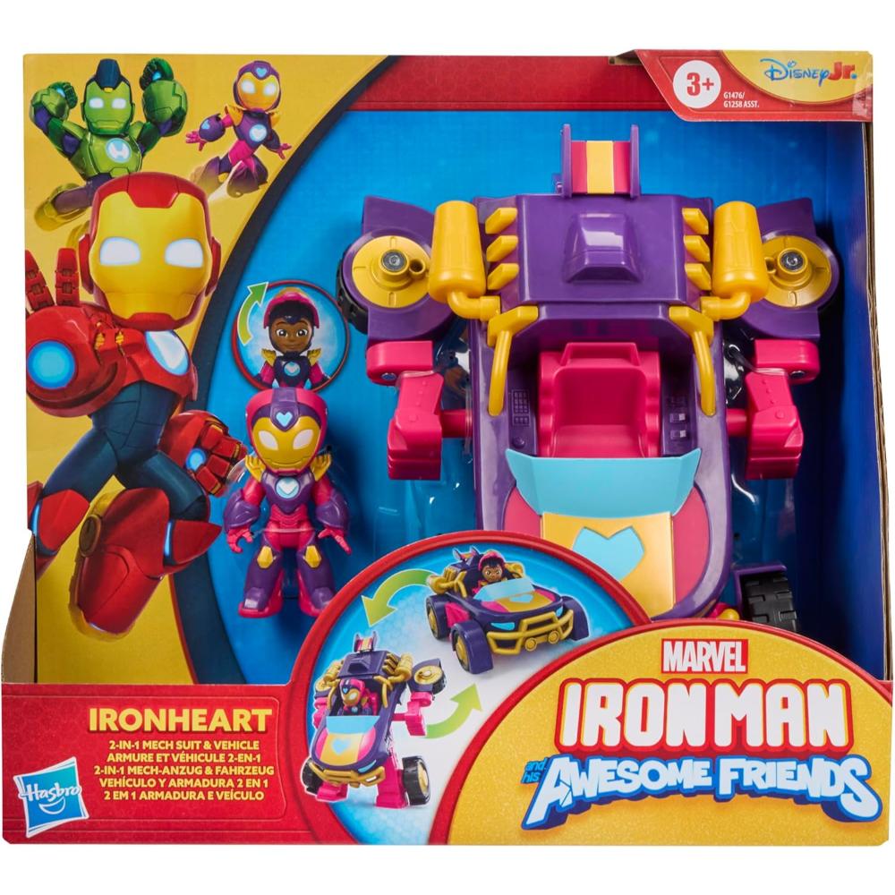Marvel Iron Man and his Awesome Friends Iron Heart 2-in-1 Mech Suit