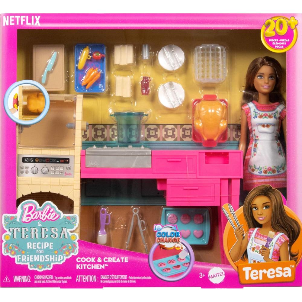 Barbie And Teresa Recipe For Friendship Teresa Doll & Kitchen Playset Barbie And Teresa Recipe For Friendship Teresa Doll & Kitchen Playset