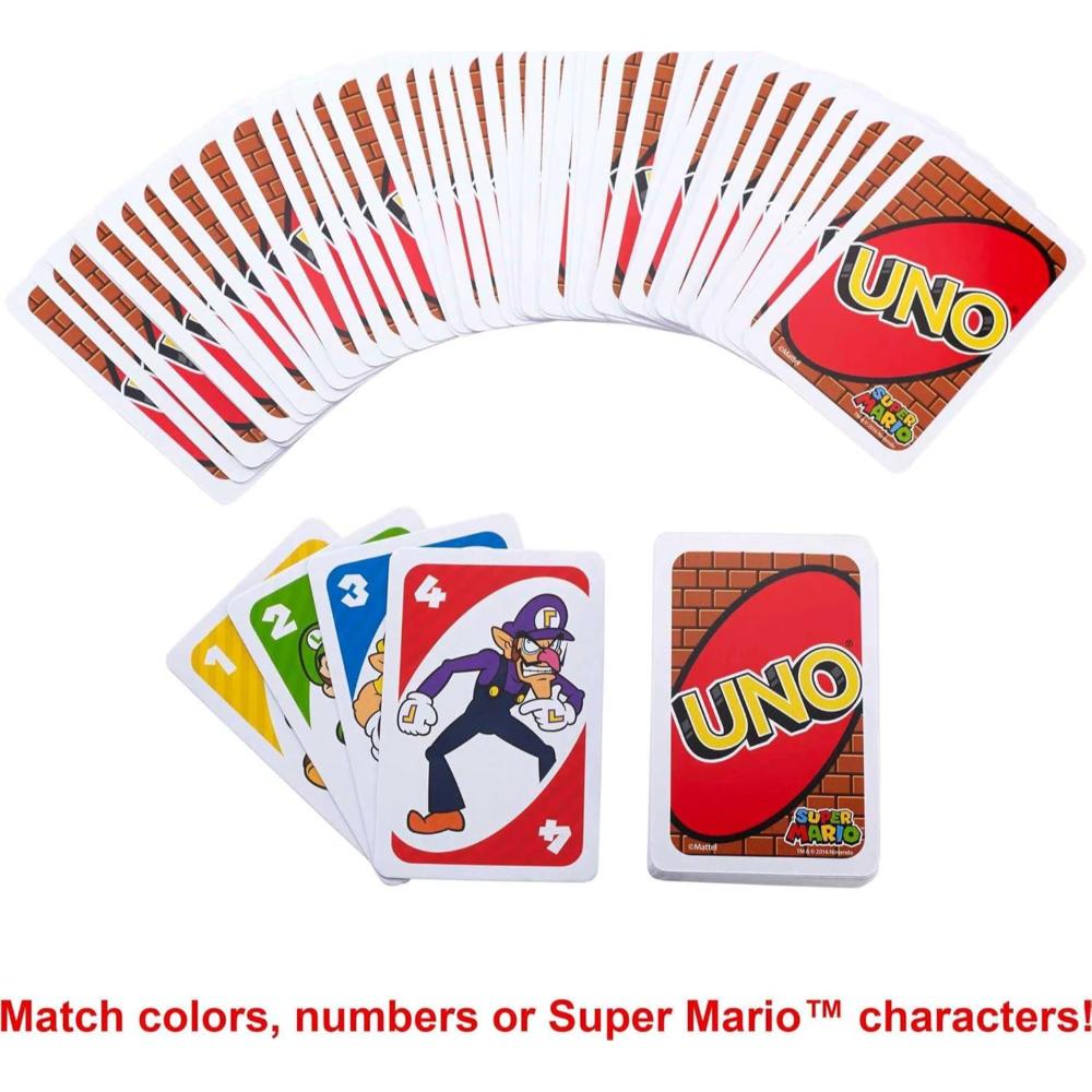 UNO Super Mario Card Game