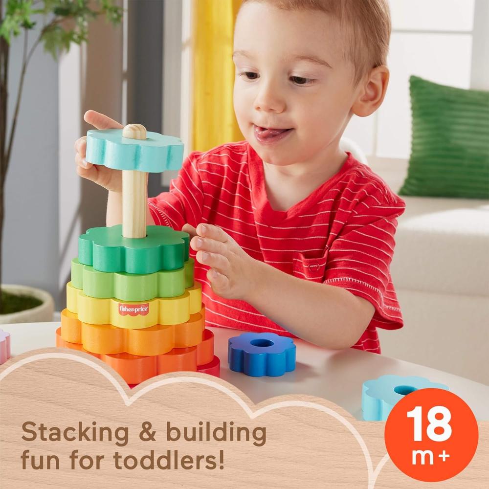 Fisher-Price Wooden Ring Stacker Fisher-Price Wooden Ring Stacker