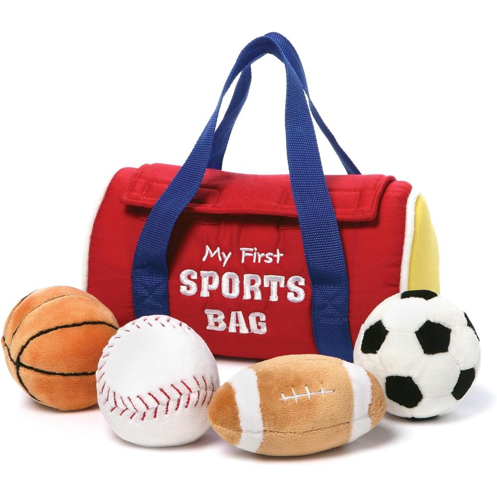 Gund My First Sports Bag Playset Gund My First Sports Bag Playset