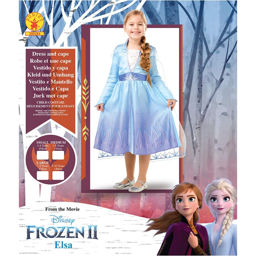 Elsa Dress Capa De Frozen Elsa Rubies Disney Frozen II Elsa