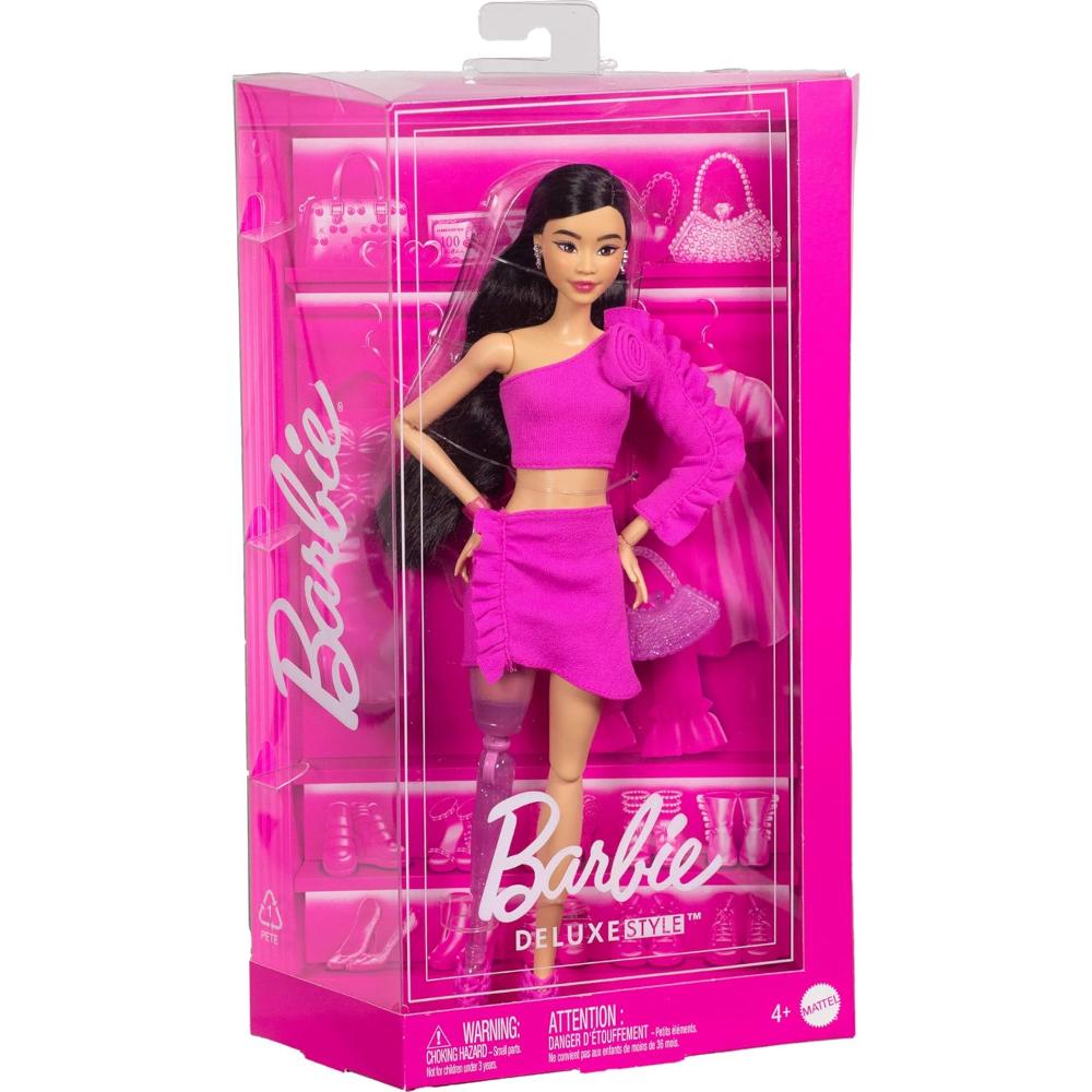 Barbie Barbiecore Deluxe Style Doll in Outfit in Pink Top and Skirt Set Barbie Barbiecore Deluxe Style Doll in Outfit in Pink Top and Skirt Set