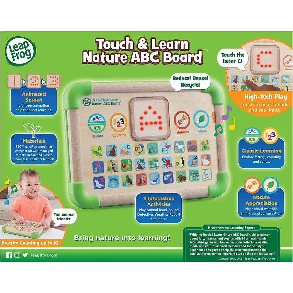 Touch & Learn Nature ABC Board