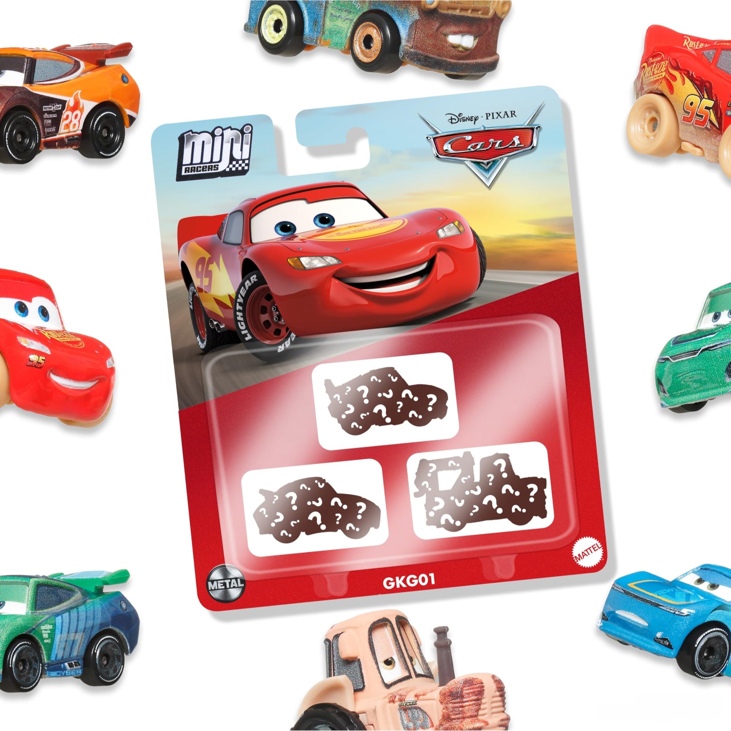 Cars Mini Racer 3pack Asst