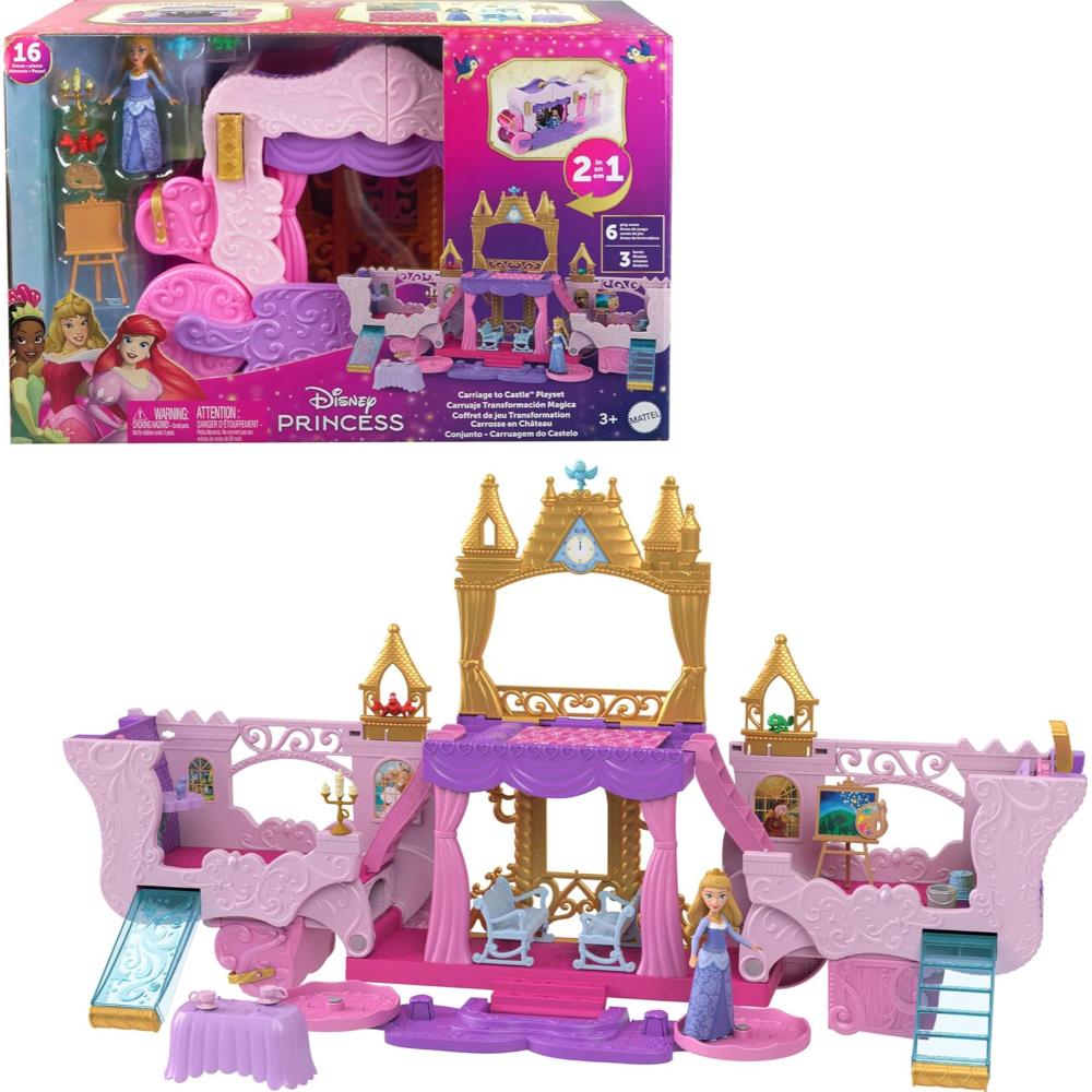 Disney Princess Transformation Playset Carriage to Castle Disney Princess Transformation Playset Carriage to Castle
