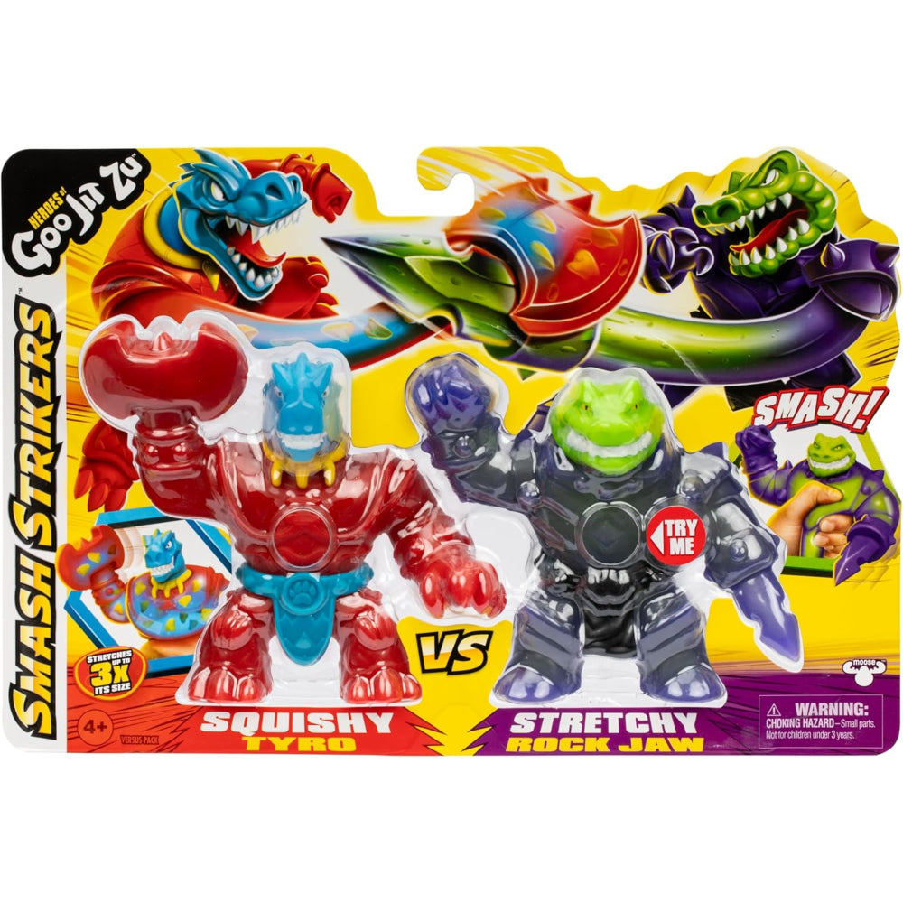 Heroes of Goo Jit Zu S12 Smash Strikers Versus Pk Tyro Vs Rock Jaw