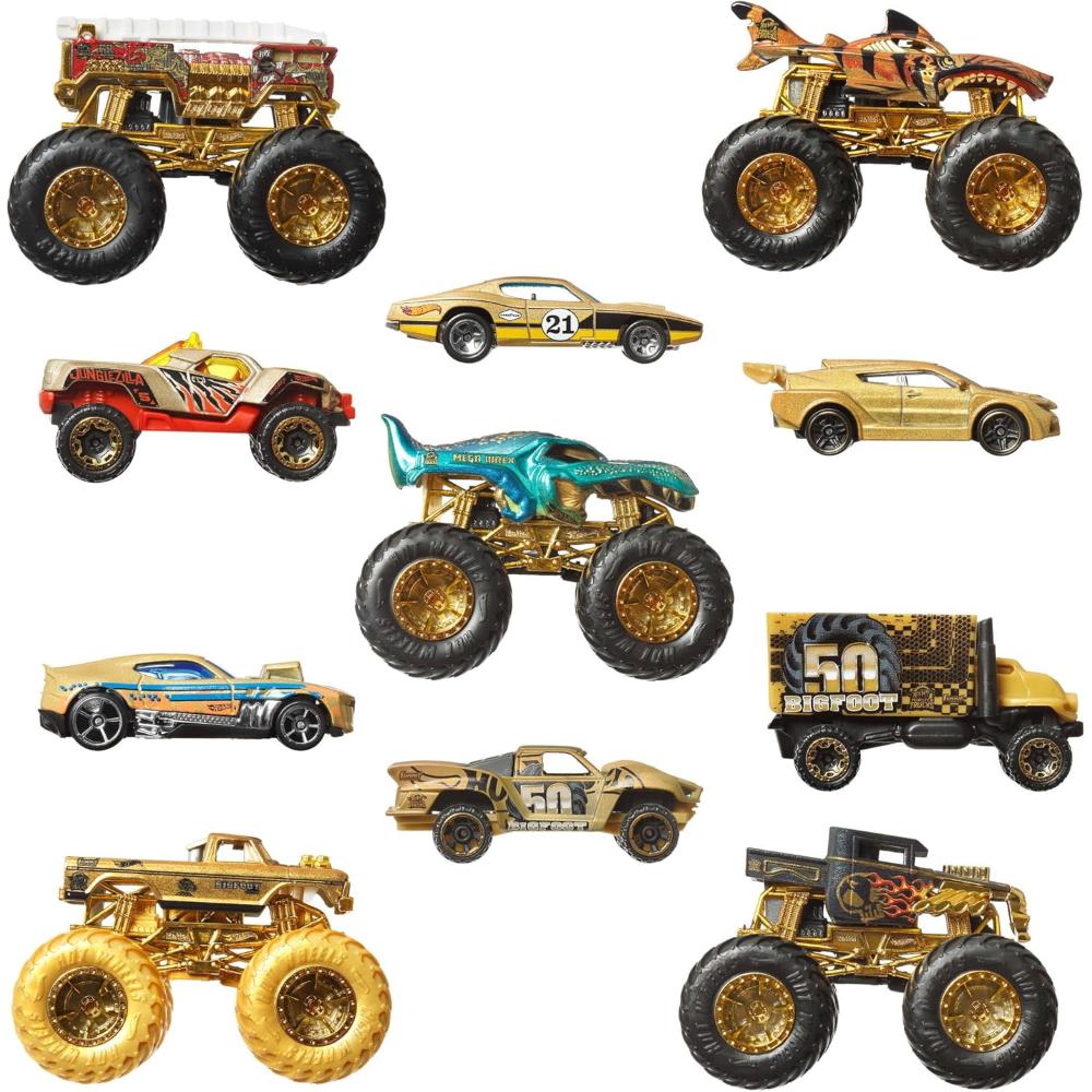 Hot Wheels Monster Trucks Trophy Champions Collection Hot Wheels Monster Trucks Trophy Champions Collection