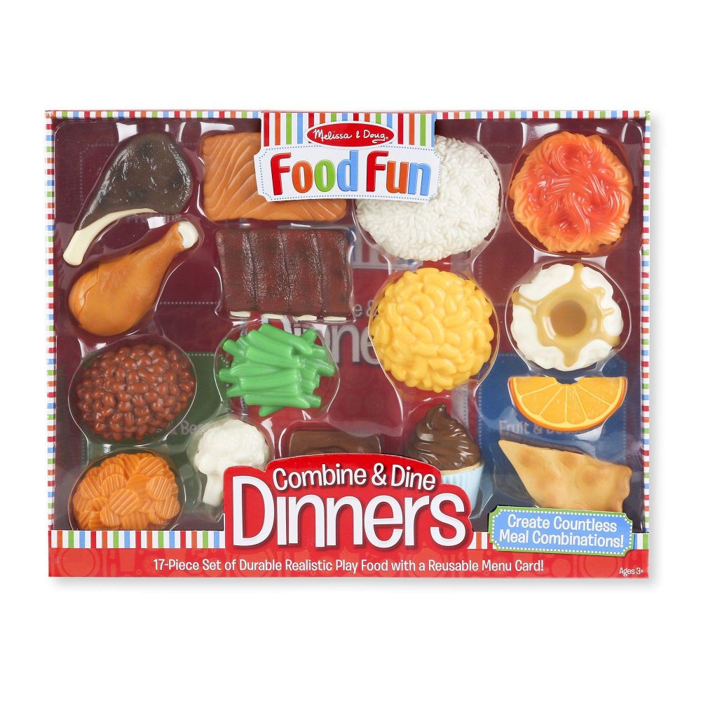 Melissa & Doug - Food Fun Combine & Dine Dinners Red