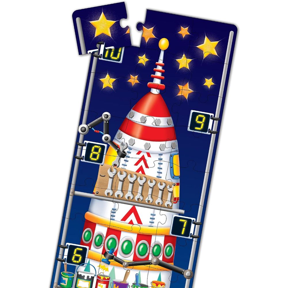 The Learning Journey Long & Tall Puzzles - 123 Rocket Ship