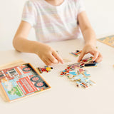 Melissa & Doug - Vehicle Puzzle In A Box