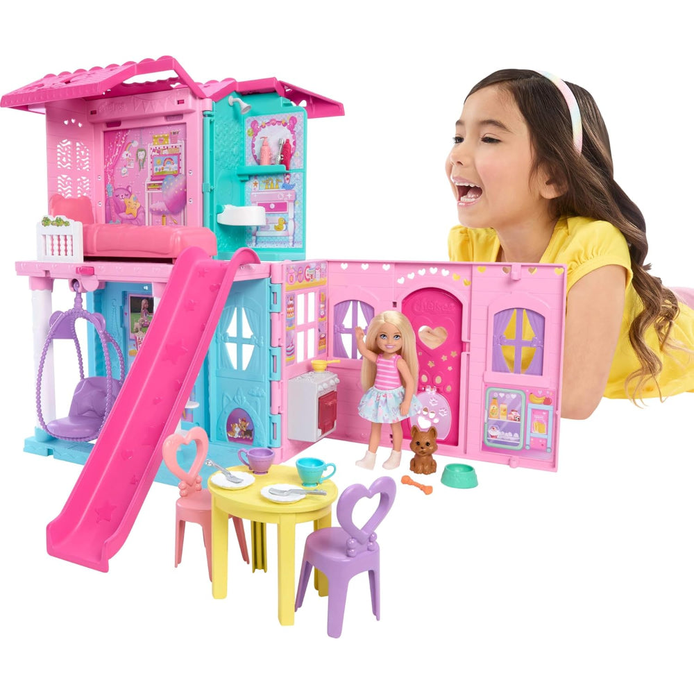 Barbie Chelsea Pop-Up Doll House With Doll