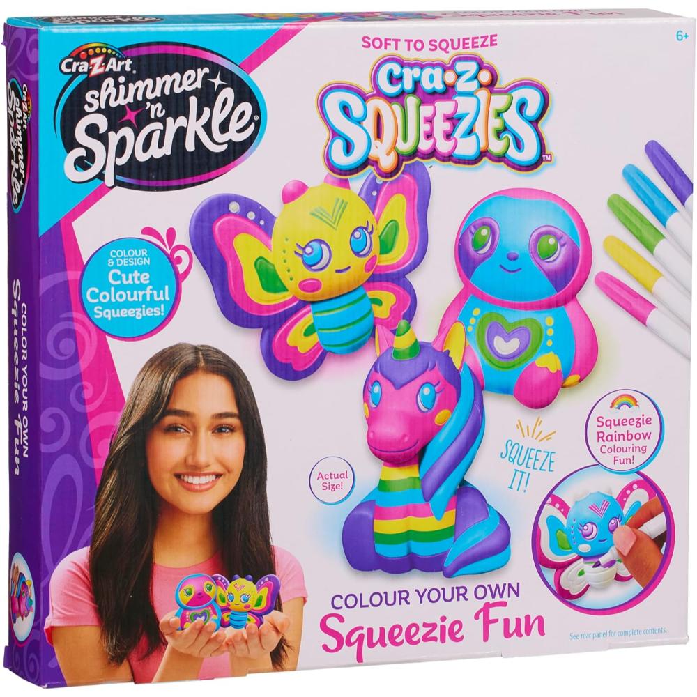 Shimmer N Sparkle Color Your Own Squeezie Fun