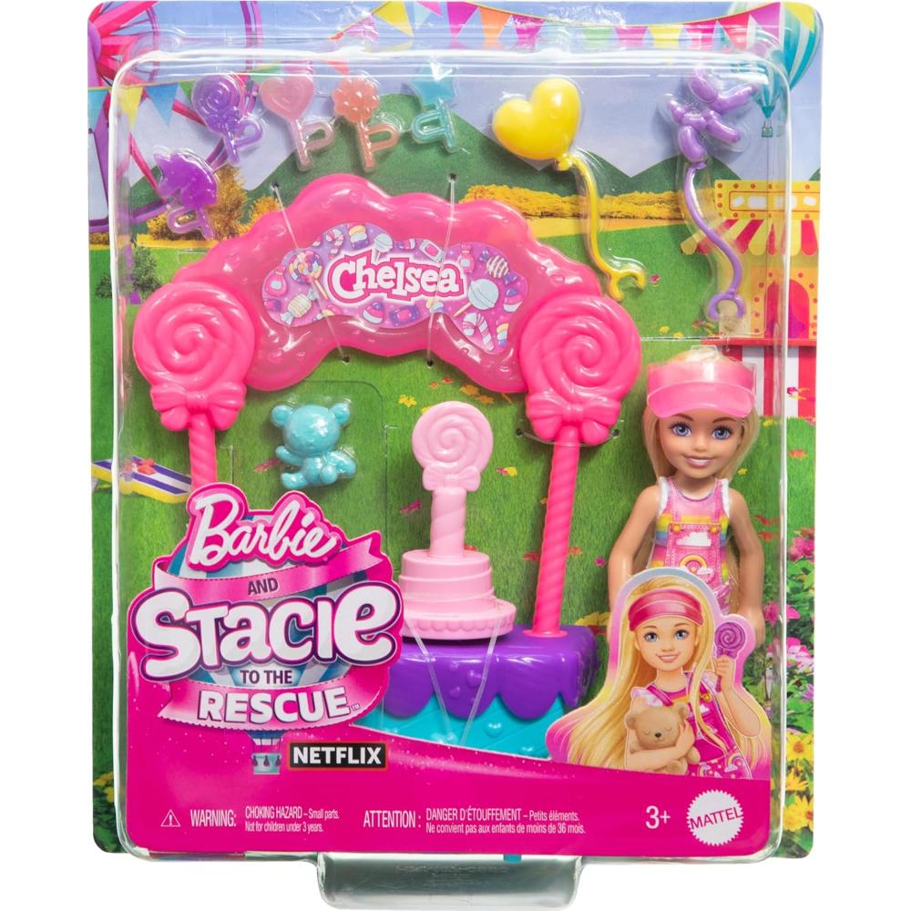 Barbie Chelsea Doll & Lollipop Stand Playset with Accessories Barbie Chelsea Doll & Lollipop Stand Playset with Accessories