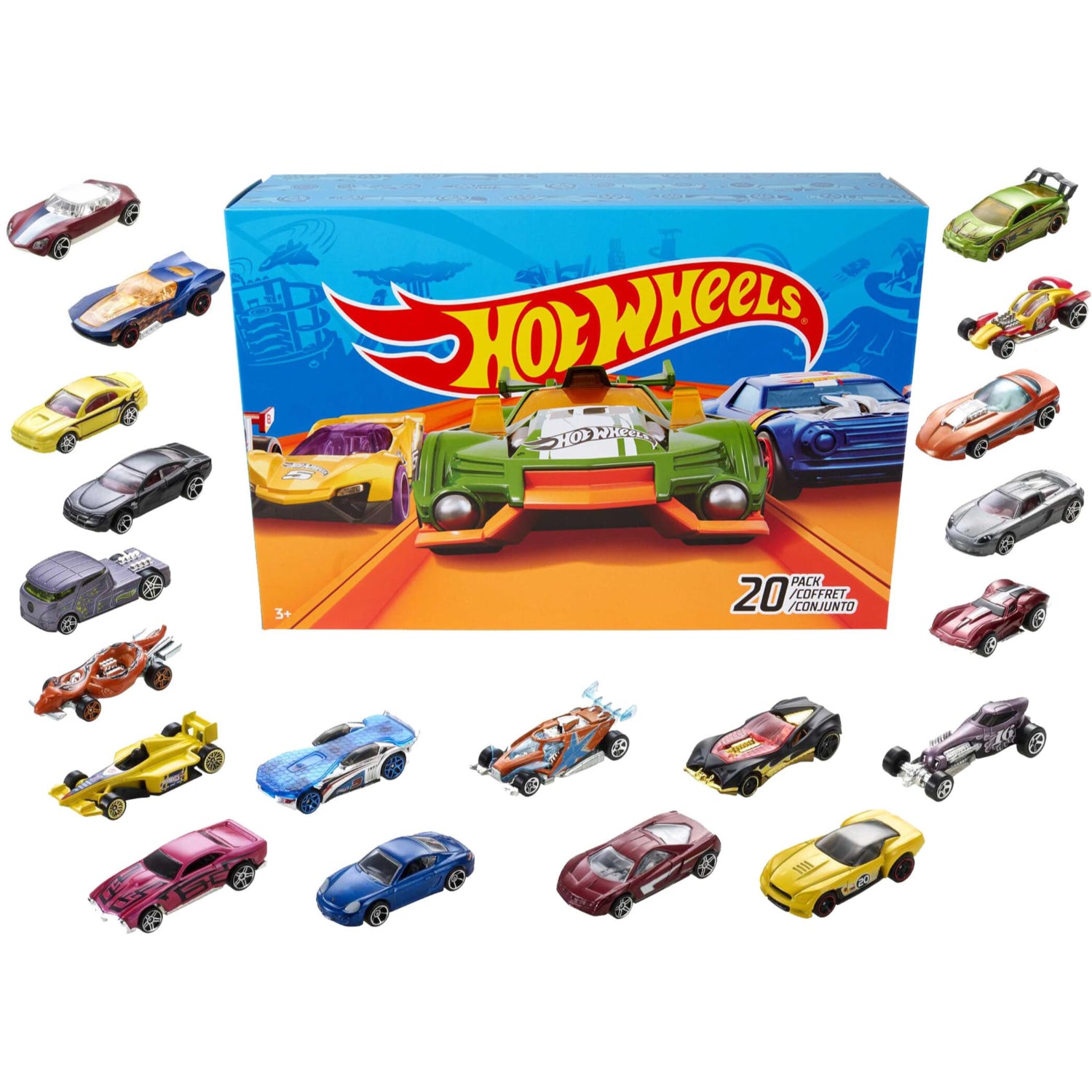 Hot Wheels Basic Car 20Pack Asst