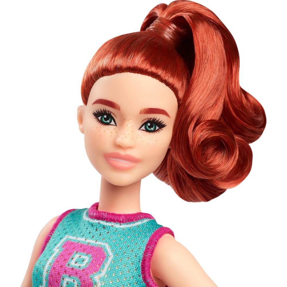 Barbie Fashionistas with Red Hair Wearing Sporty B Jersey
