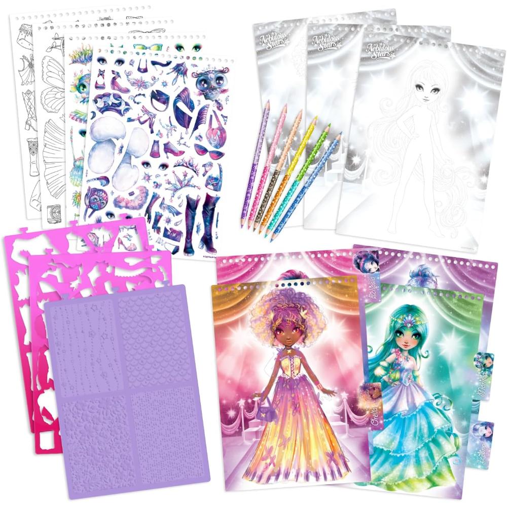 Nebulous Stars Fashion Sketchbook Star Gala