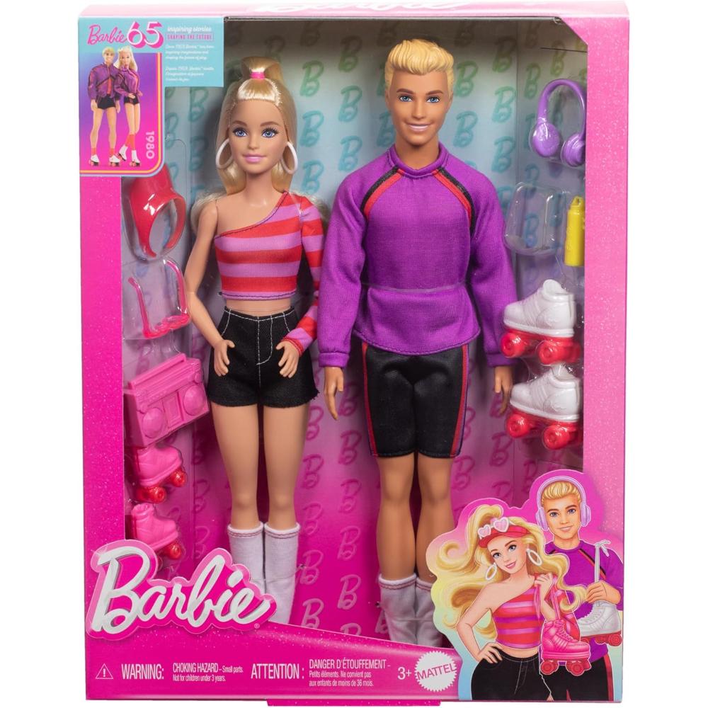 Barbie Fashionistas 2Pack Roller-Skating Barbie & Ken