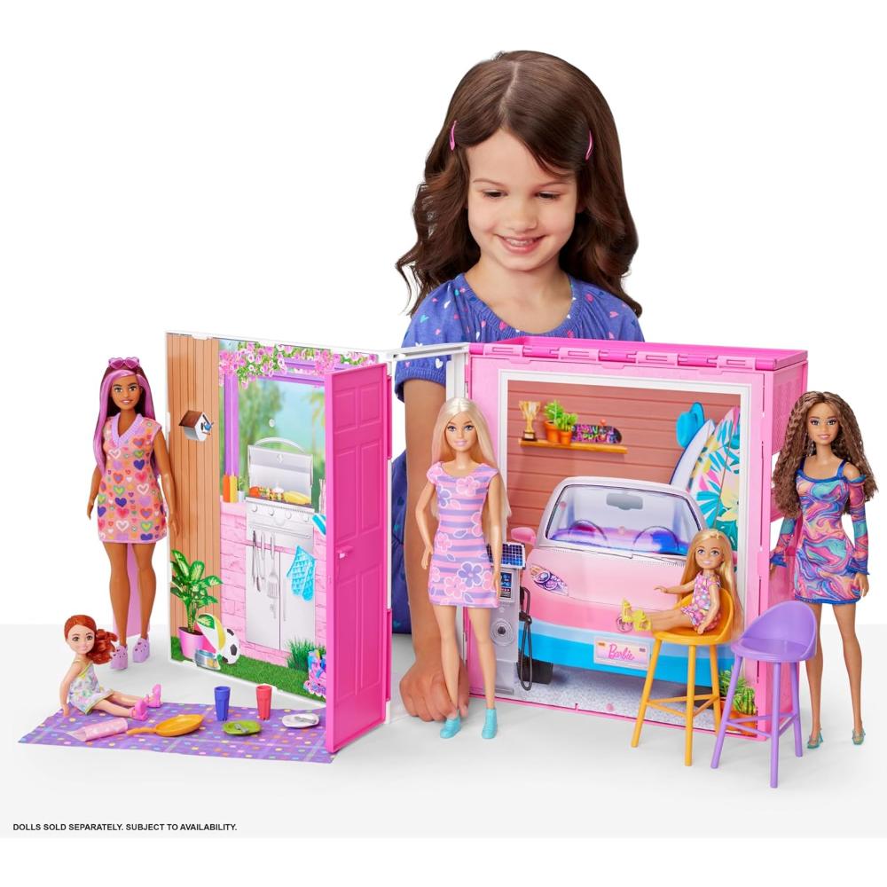 Barbie Getaway Doll House With Barbie Doll