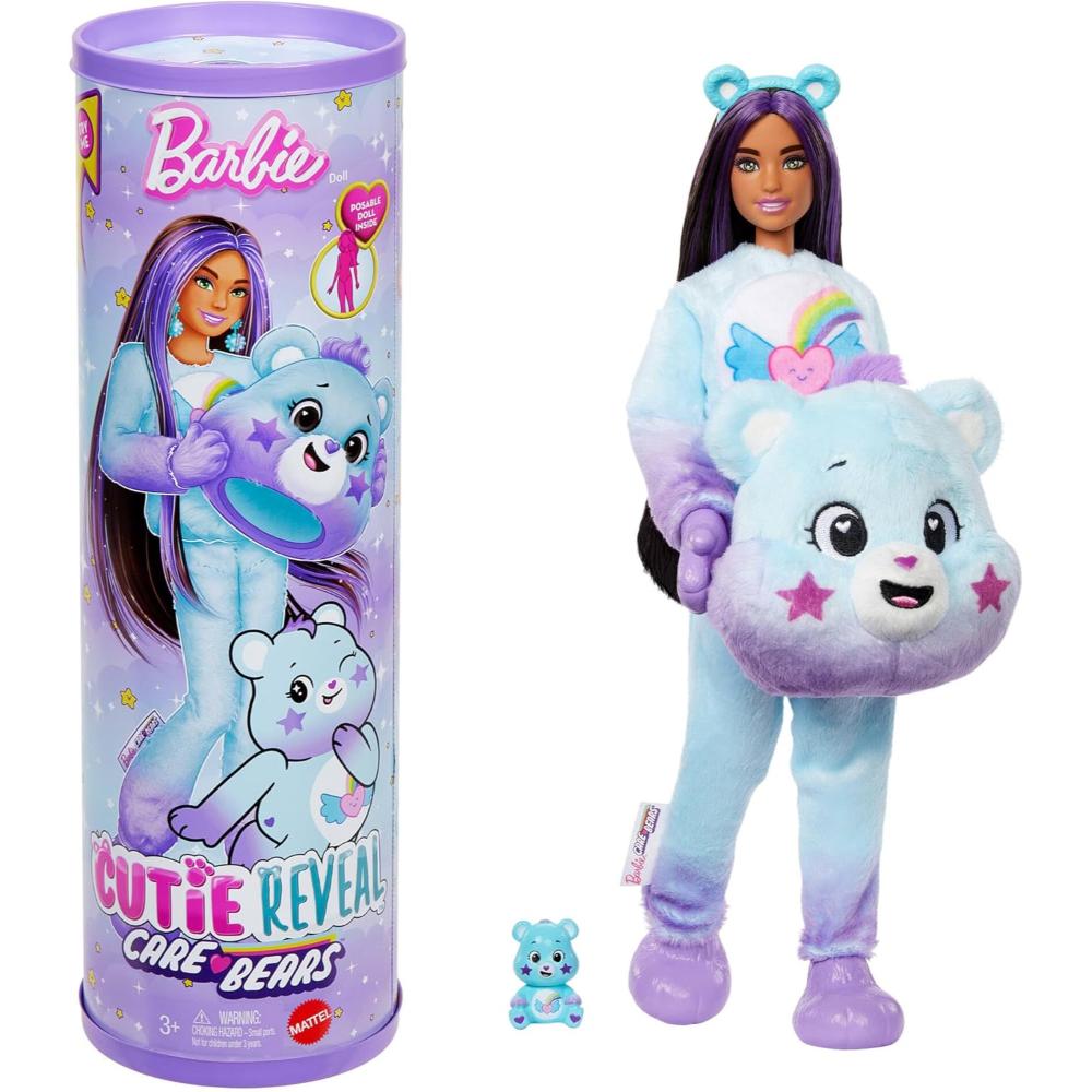 Barbie Cutie Reveal Care Bears Doll Series 2 Dream Bright Bear With 10 Surprises Barbie Cutie Reveal Care Bears Doll Series 2 Dream Bright Bear With 10 Surprises