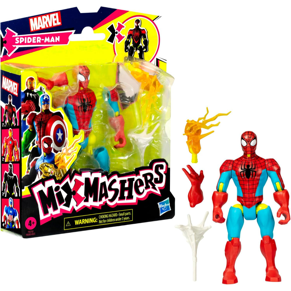 Spider-Man Marvel MixMashers Custom Mix-and-Match Action Figure & Accessories