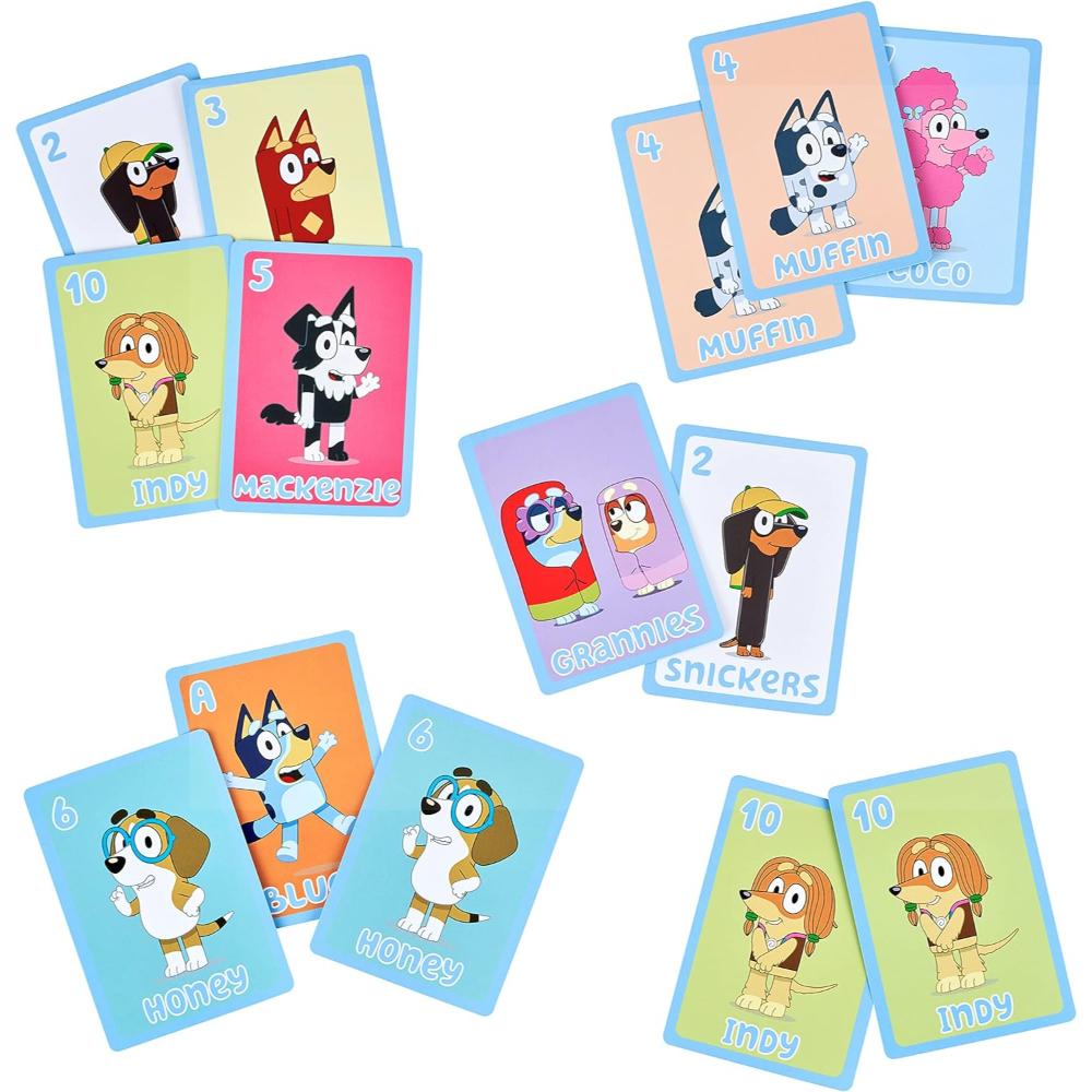 Bluey 5 In 1 Card Game Set Bluey 5 In 1 Card Game Set
