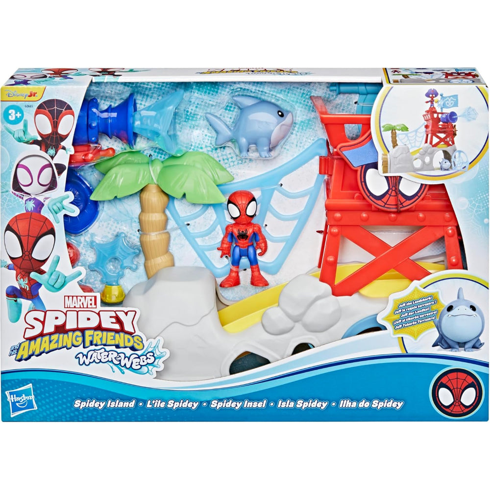 Marvel SAF Water-Webs Spidey Island Spider-Man Playset