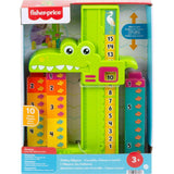 Fisher-Price Adding Alligator Educational Toy with 10 Stacking Blocks