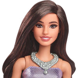 Barbie Fashionistas Doll in Sequined Purple Dress