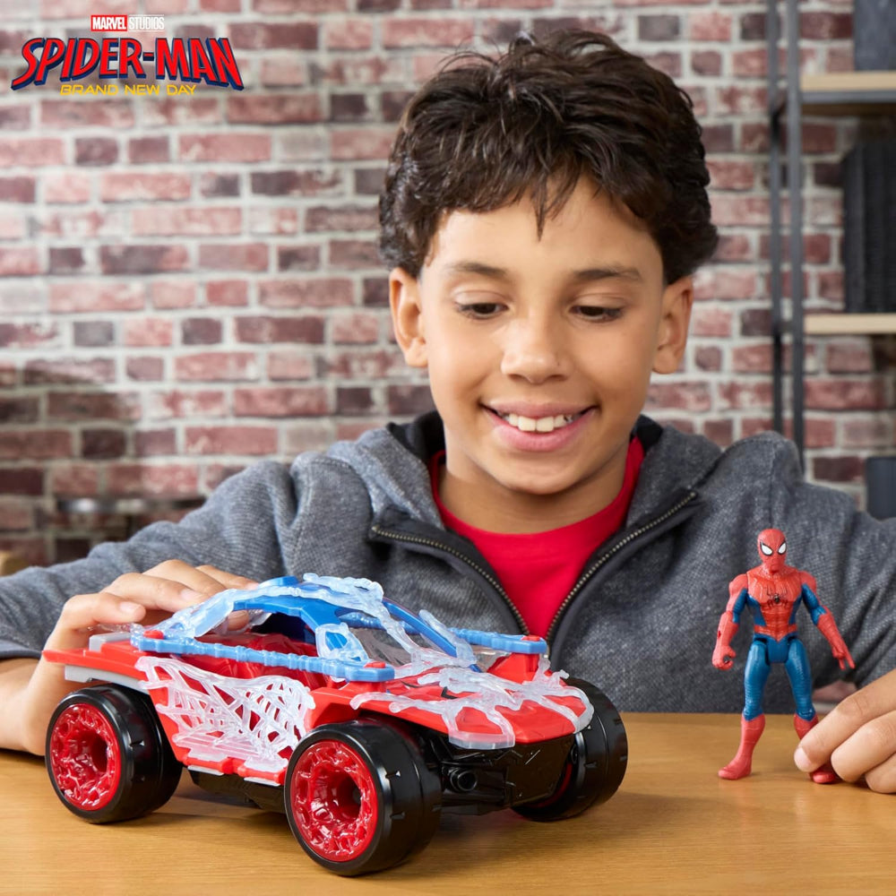 Spider-Man BND Action Verse Stretch & Blast Buggy, 4.5-Inch Action Figure