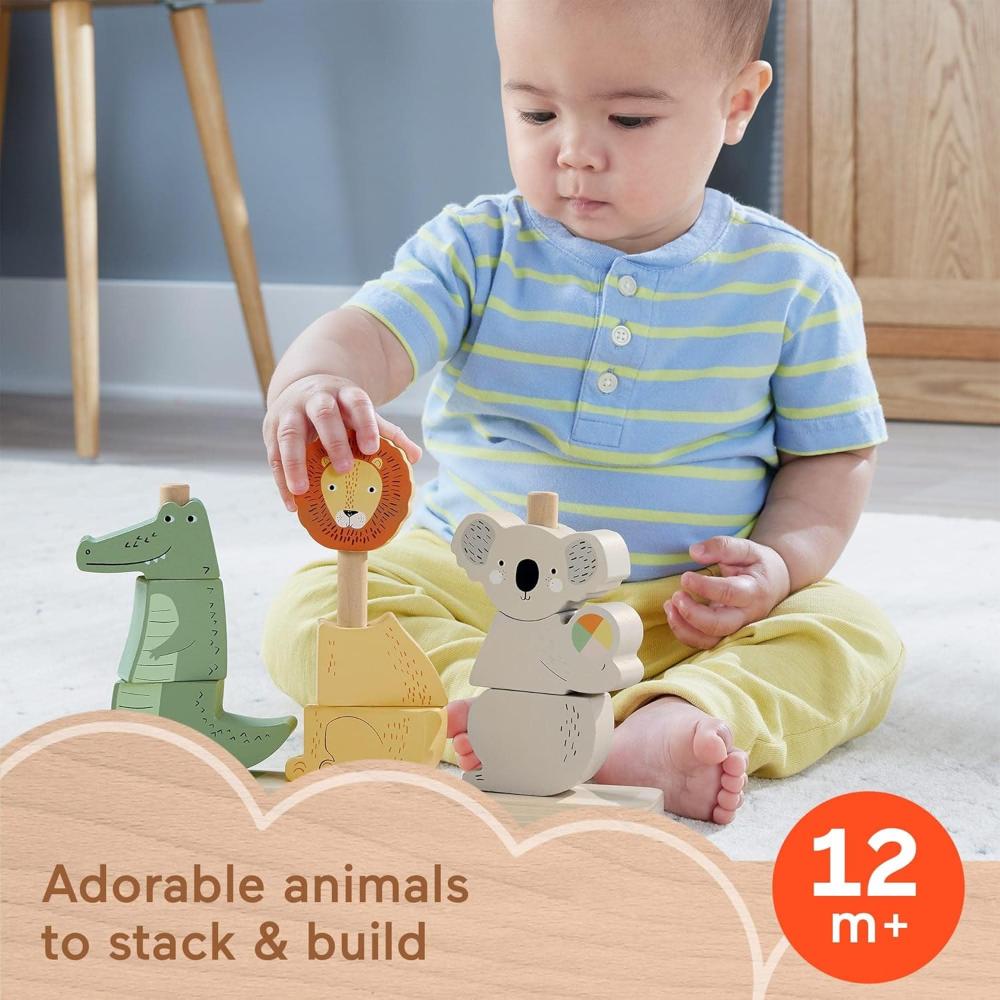 Fisher-Price Wooden Stack & Sort Animals Fisher-Price Wooden Stack & Sort Animals