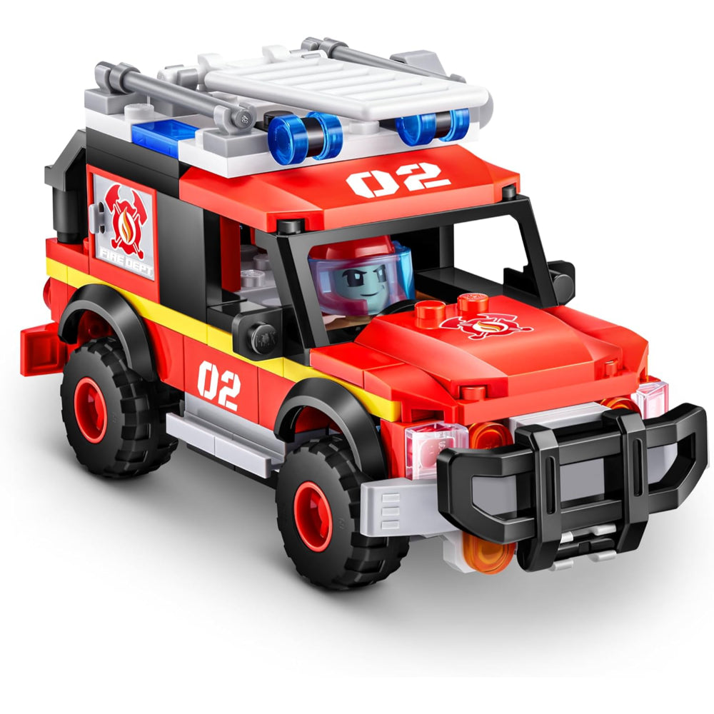 ZURU Max Adventure Play Set Fire Brigade Action Building Blocks