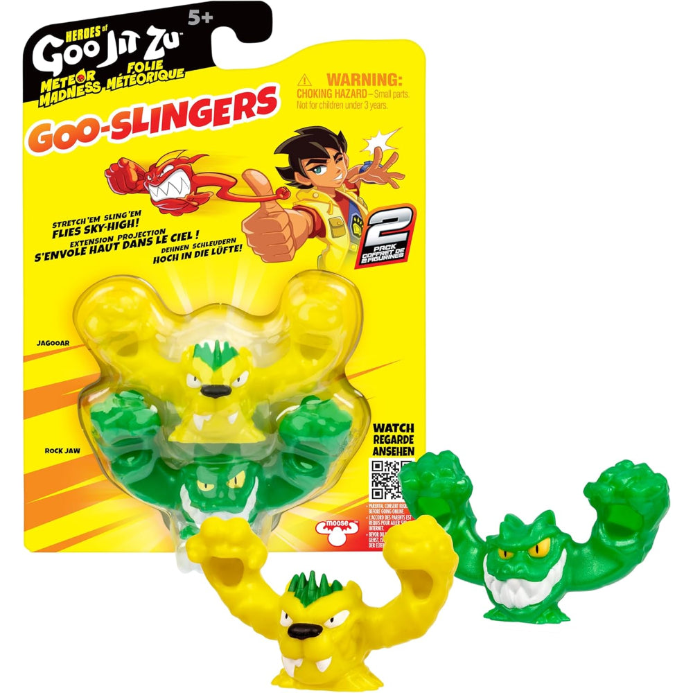 Heroes of Goo Jit Zu S13 Meteor Madness Goo Slingers 2Pk Assorted