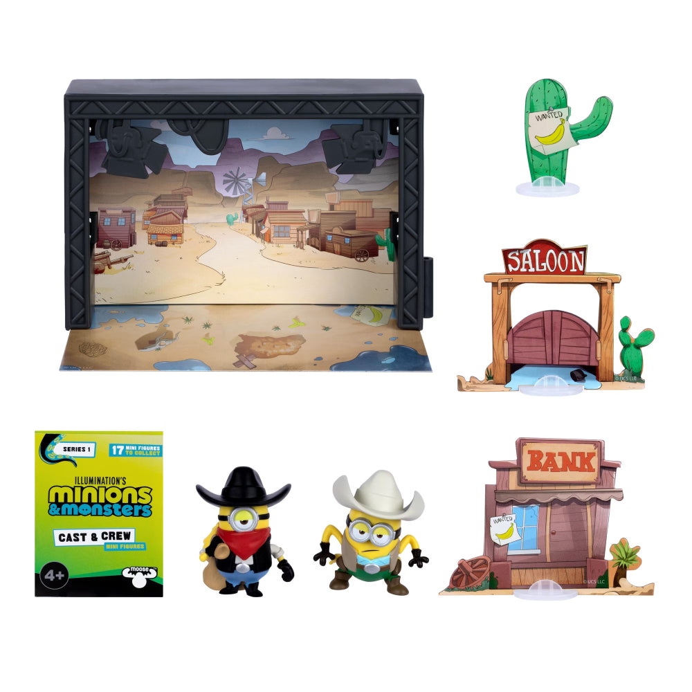 Minions 3 Mini Figure Story Old Western Sound Stage