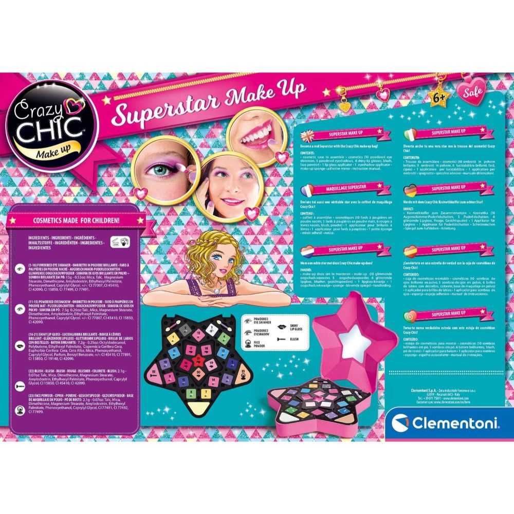 Clementoni Crazy Chic Superstar Make up Clementoni Crazy Chic Superstar Make up