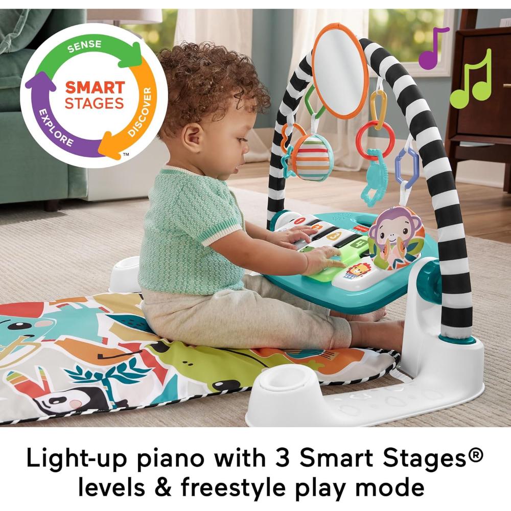 Fisher-Price Glow And Grow Kick & Play Gym