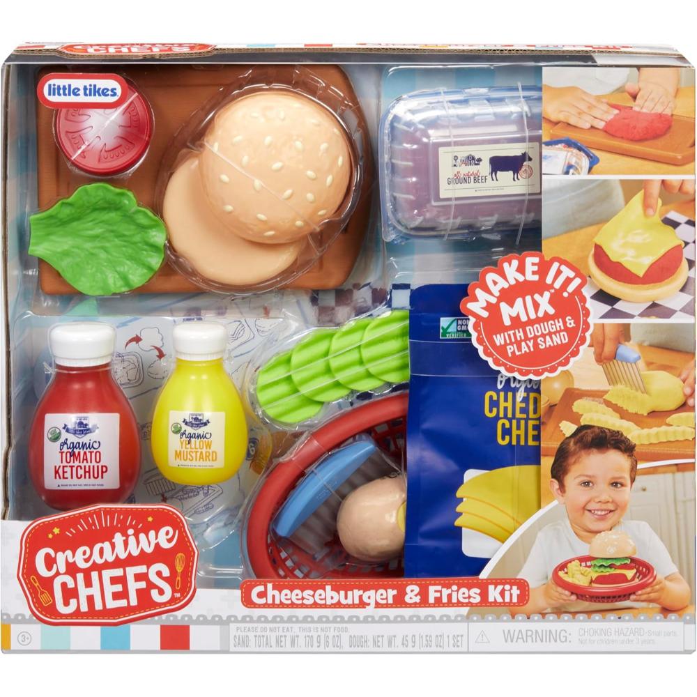 Little Tikes Creative Chefs Cheeseburger and Fries Kit