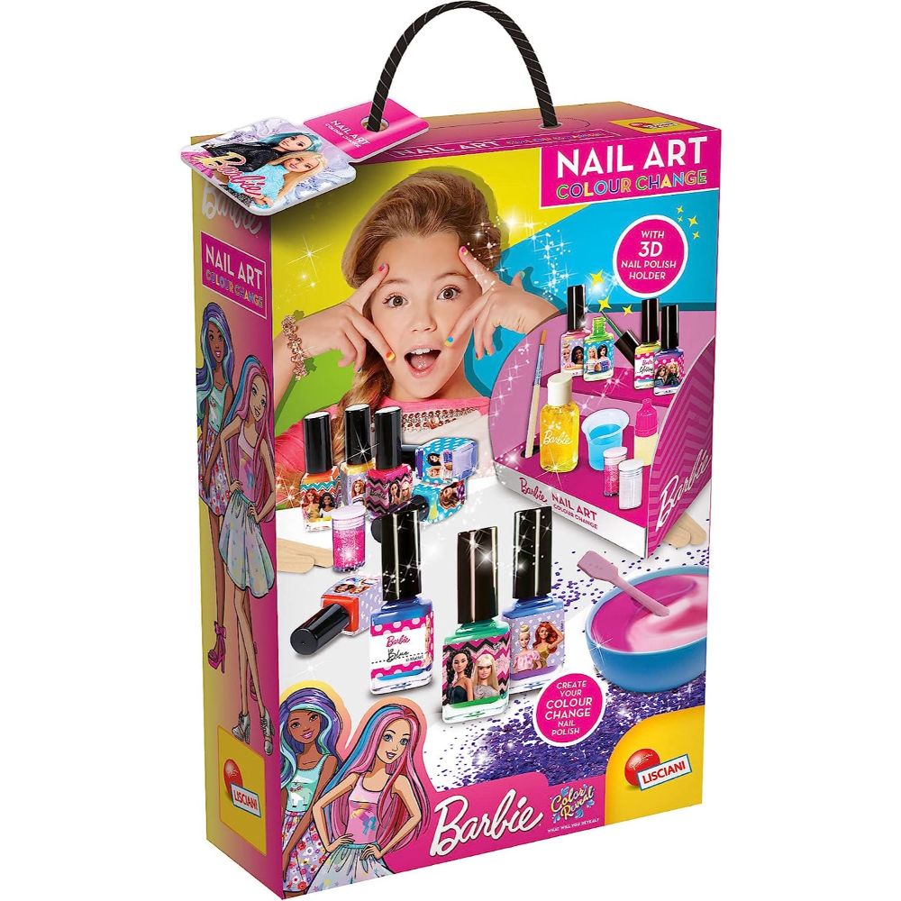 Barbie Lisciani Nail Art Colour Change