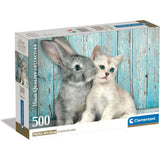Clementoni Puzzle Cat and Bunny 500 pcs