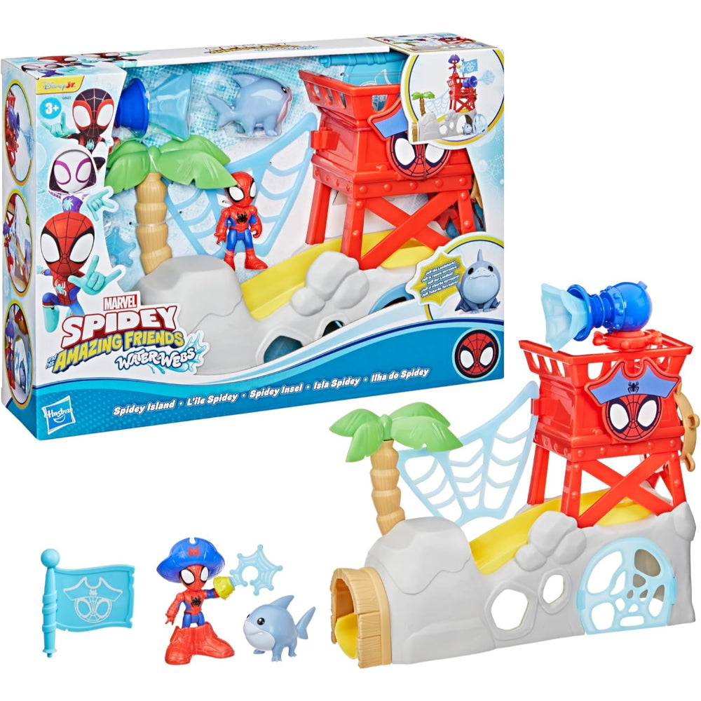 Marvel SAF Water-Webs Spidey Island Spider-Man Playset