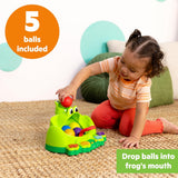Bright Starts Poppin Ball Frog Ball Play Toy