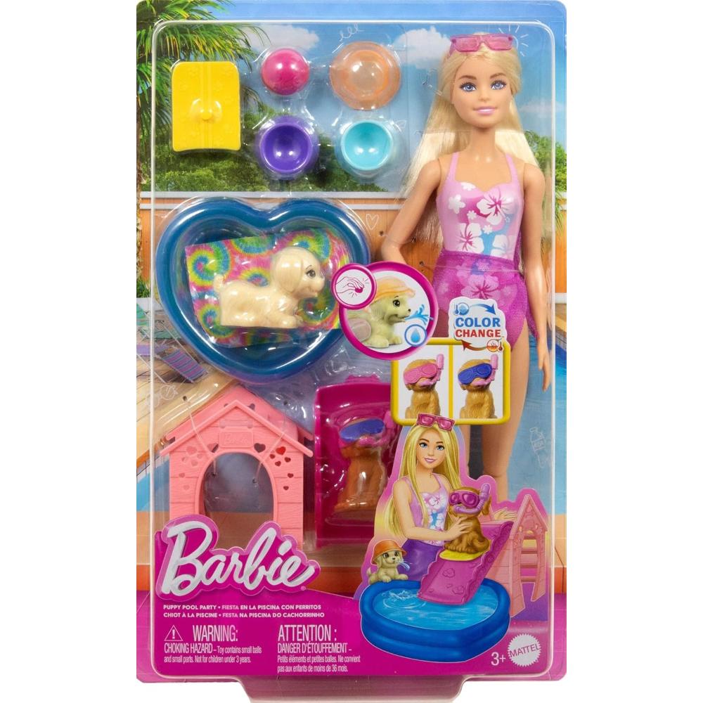 Barbie Puppy Pool Party Playset Barbie Puppy Pool Party Playset