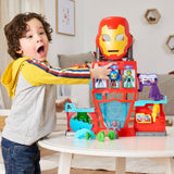 Marvel Iron Man and his Awesome Friends Electronic Iron Quarters Playset