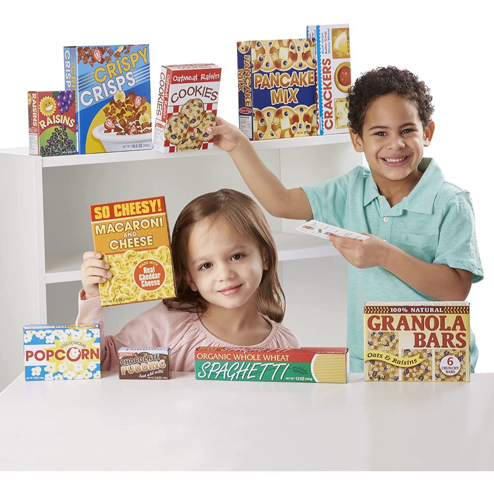 Melissa Doug Let s Play House Grocery Shelf Boxes Toys4me