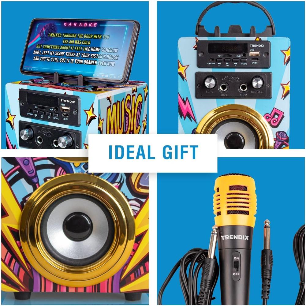 Trendix Karaoke Speaker Set Golden Star