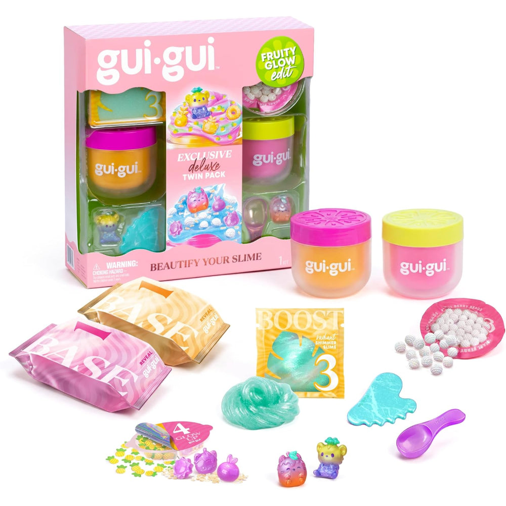 GUI GUI Slime Fruit Glow Deluxe Twin Pack