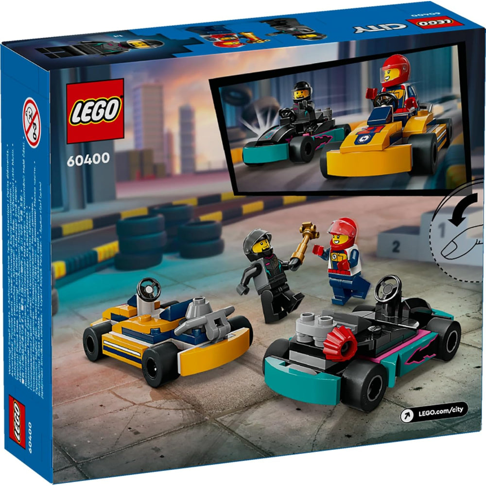 Lego Go-Karts and Race Drivers
